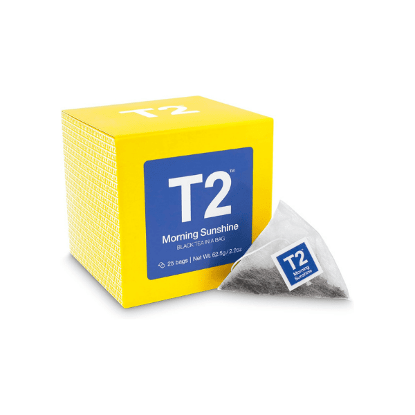 T2 Morning Sunshine Tea 25 Tea Bags for an Energizing Start to Your Day