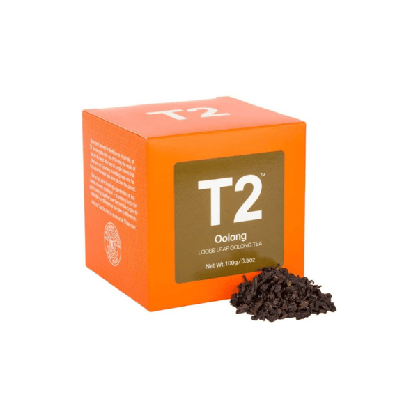 T2 Oolong Tea 100g Loose Leaf Light Nutty and Fruity Tea for a Gentle Brew