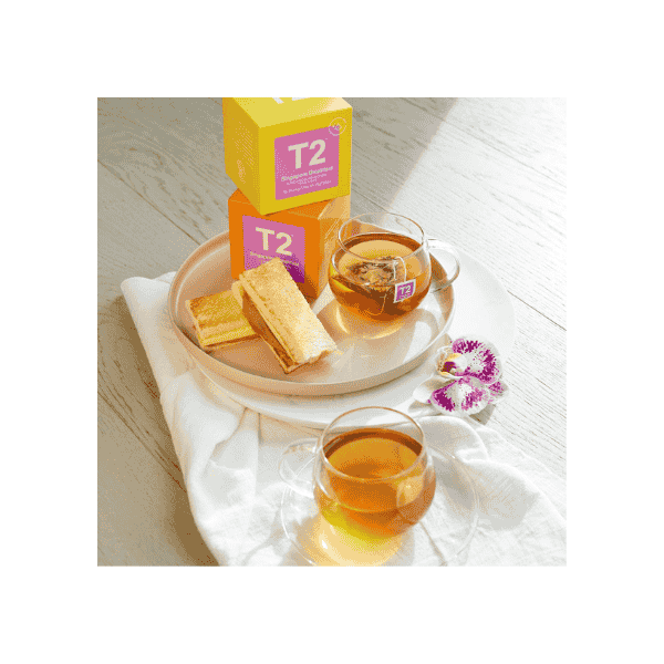 T2 Singapore Breakfast Black Tea 100g Loose Leaf in Special Limited Edition Tin