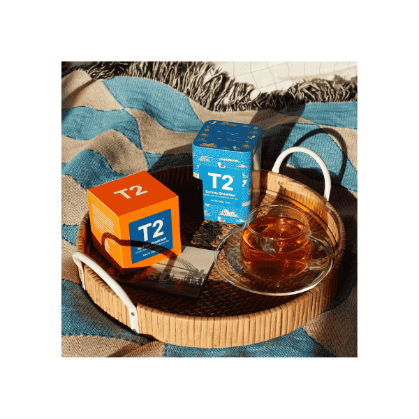 T2 Sydney Breakfast Loose Leaf Black Tea 100g in Luxurious Gift Cube