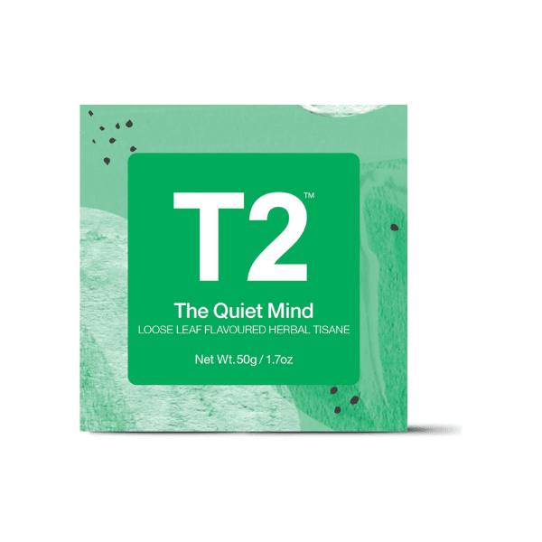 T2 The Quiet Mind Loose Leaf 50g Tea in Feature Cube for Relaxation