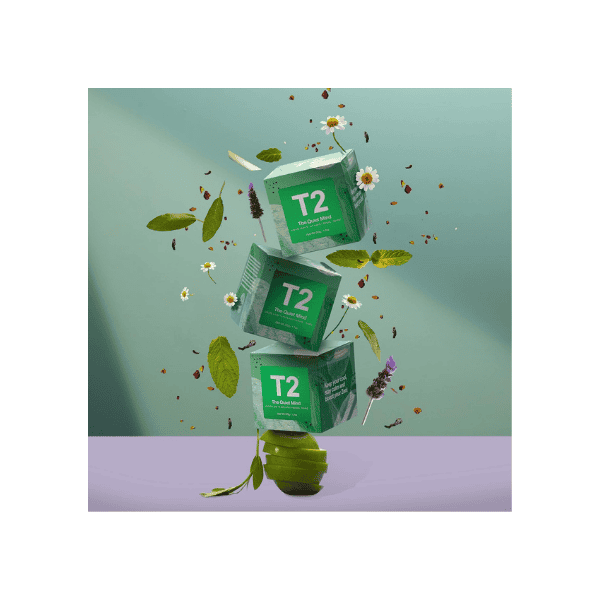 T2 The Quiet Mind Loose Leaf 50g Tea in Feature Cube for Relaxation