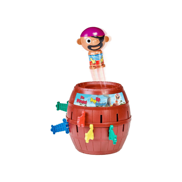 TOMY Action Game T7028 Pop Up Pirate 10.8 Inches Brown