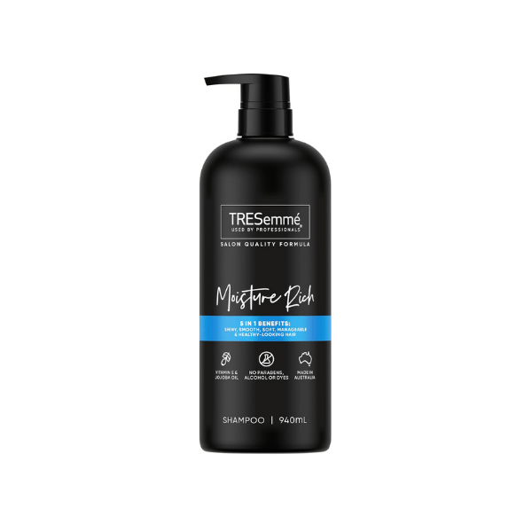 Tresemme Moisture Rich Shampoo 940 mL The Secret to Silky Hydrated Hair