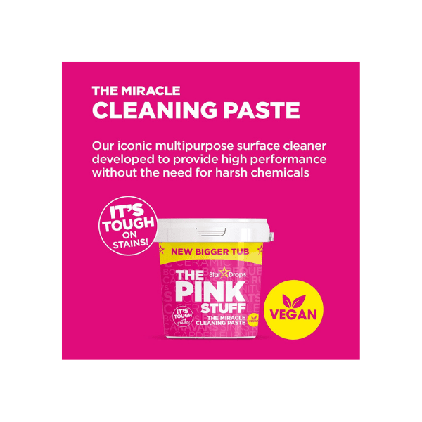 The Pink Stuff Miracle Cleaning Paste 850g Multi Purpose Surface Cleaner