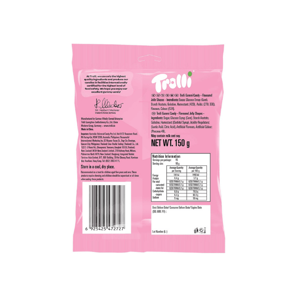 Trolli Strawberry Clouds Candy 150g A Treat to Cherish Pack of 1