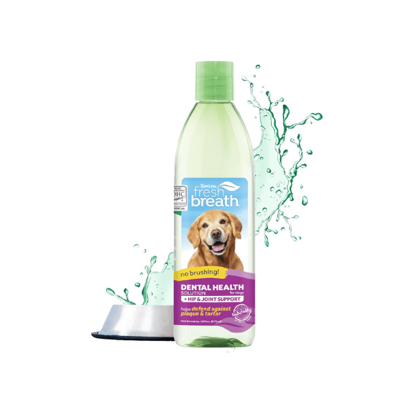 TropiClean 473mL Fresh Breath & Joint Support Water Additive for Dogs Healthy Teeth & Joints