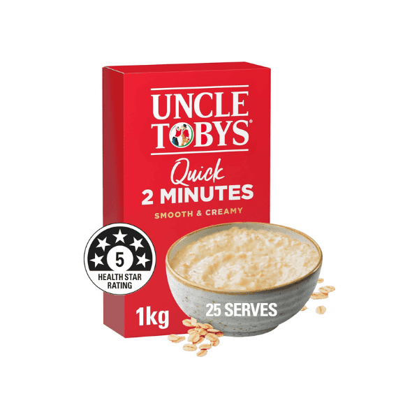 UNCLE TOBYS Oats Quick Delicious & Nutritious Oatmeal 1kg