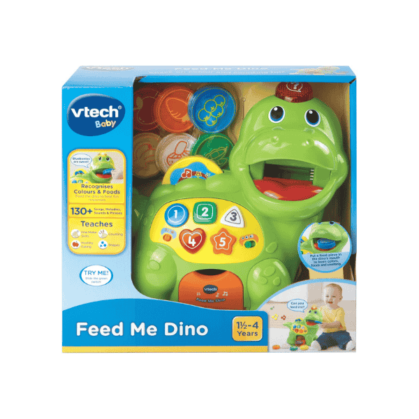 VTech Baby 157703 Multi-Color Feed Me Dino Toy