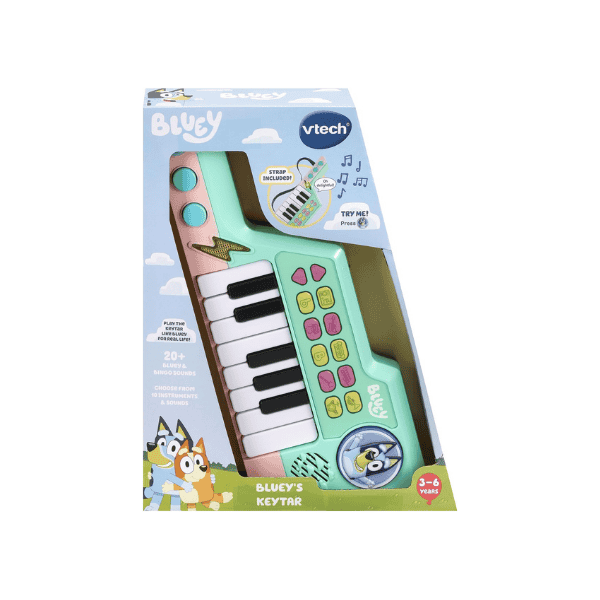 VTech Bluey's Multicolour Keytar Guitar Toy Model 563703