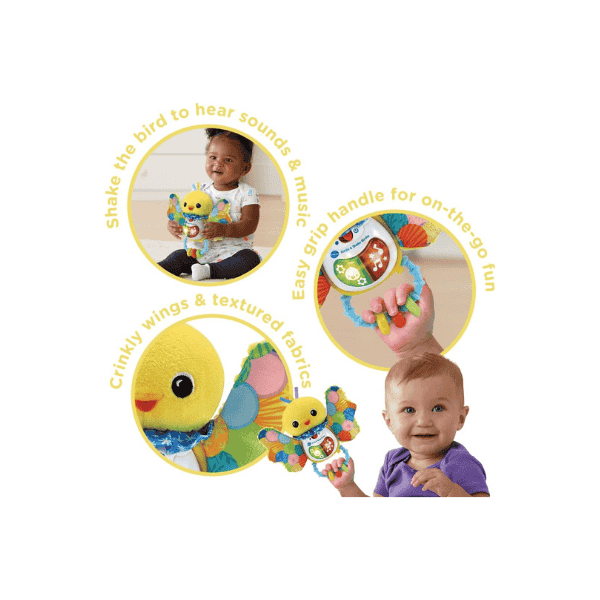 VTech 558703 Rattle & Shake Birdie Interactive Baby Rattle Toy