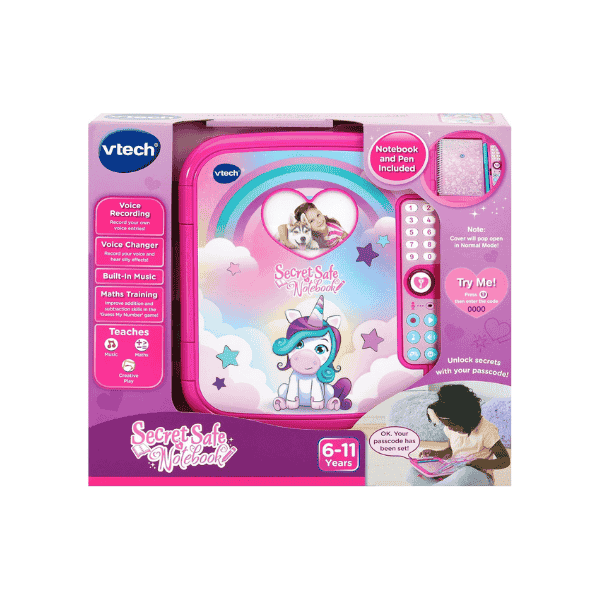 VTech Pink Secret Safe Notebook Electronic Diary with Password Lock 193003