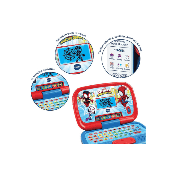 VTech Learning Laptop Spidey & His Amazing Friends Pretend Play Model 561603