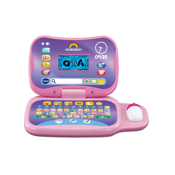 VTech 524853 Toddler Tech Laptop Pink Educational Laptop for Kids