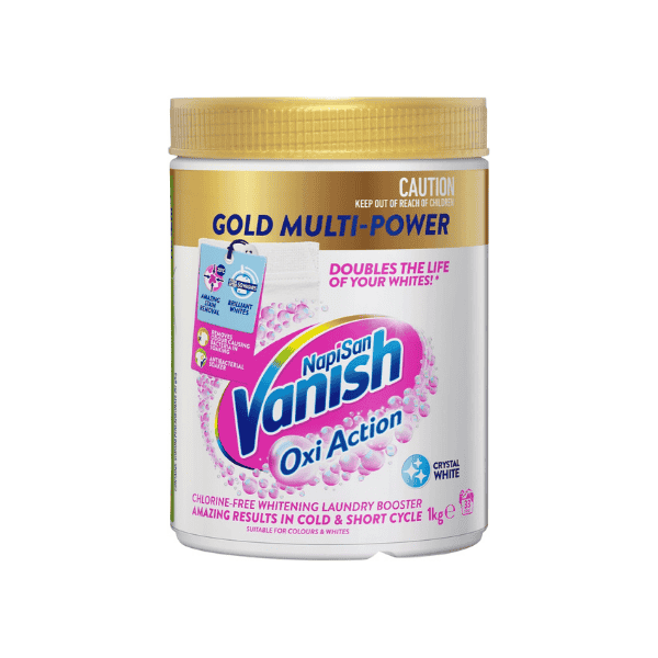 Vanish Napisan Gold Multi Power 1kg The Best Stain Remover for Bright Clean Laundry