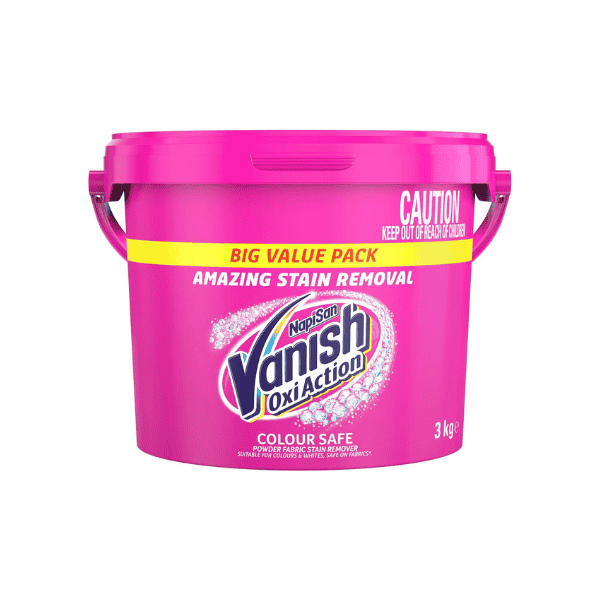 Vanish Napisan Oxi Action 3kg Premium Laundry Powder for Crystal Clean Clothes