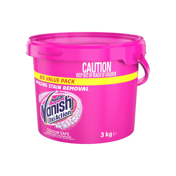 Vanish Napisan Oxi Action 3kg Premium Laundry Powder for Crystal Clean Clothes