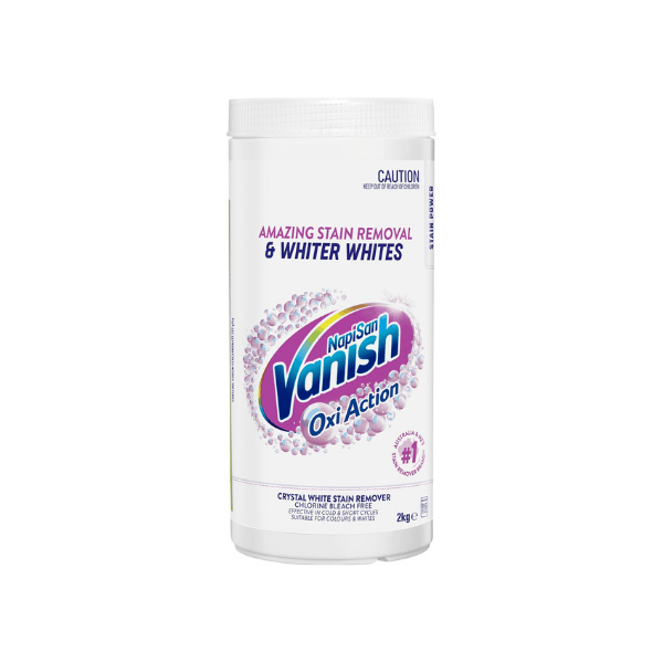 Vanish Napisan OxiAction 2kg Your Go-To Crystal White Stain Remover for Fabrics