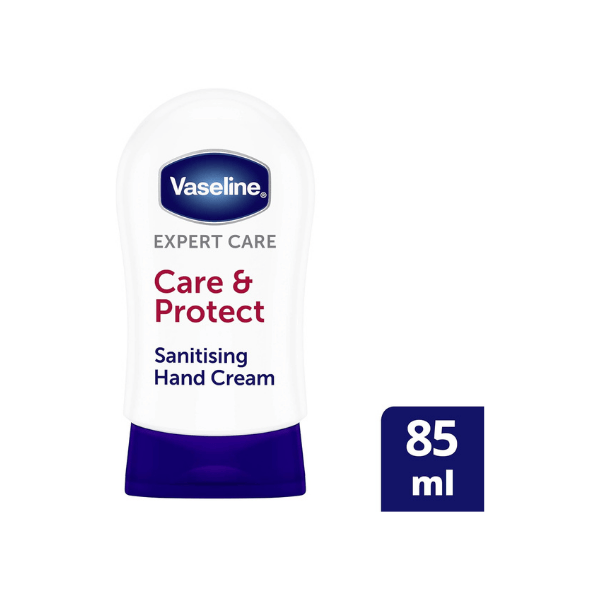 Vaseline Hand Cream Care & Protect 85ml Hydrates & Protects with Sanitising Action