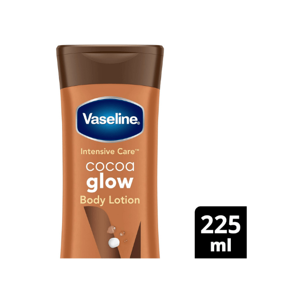 Vaseline Intensive Care Body Lotion Cocoa Glow 225ml Softens Skin & Enhances Natural Glow