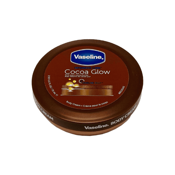 Vaseline Intensive Care Cocoa Body Cream 75ml Rich Moisture for Dry & Rough Skin