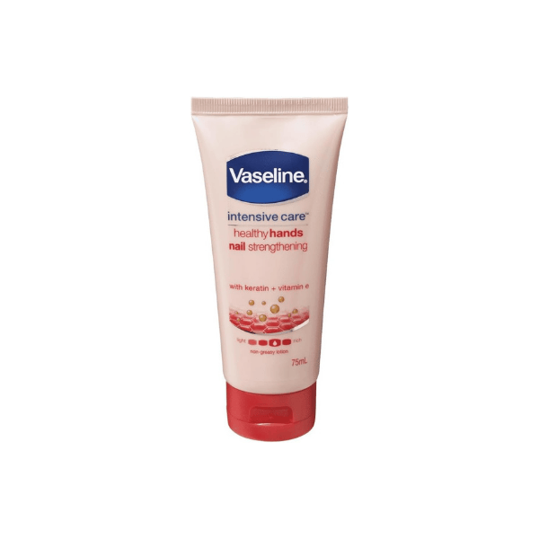 Vaseline Intensive Care Hand Cream 75ml Softens Hands & Promotes Stronger Nails