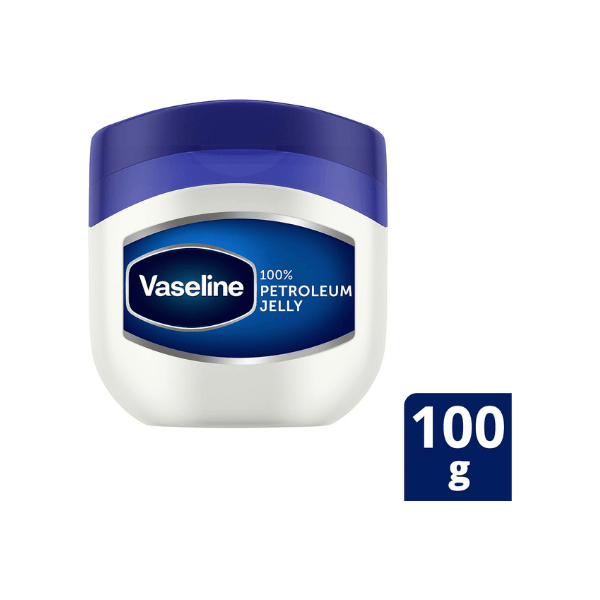 Vaseline Original Petroleum Jelly 100g Restores and Locks in Moisture for Healthy Skin