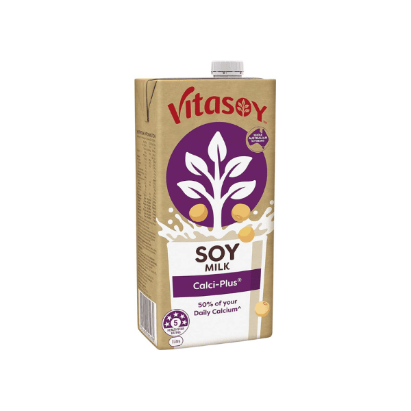 Vitasoy Calci-Plus Long Life Soy Milk 1L - Calcium-Enriched Dairy-Free Soy Milk