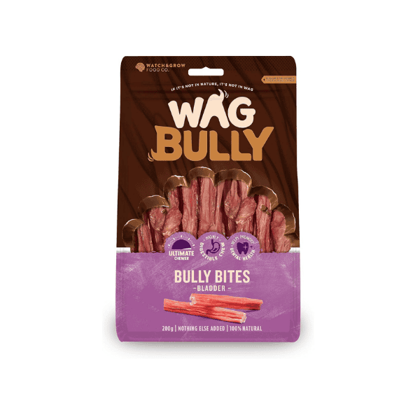 WAG Bully Bites Dog Treats 200g Pack