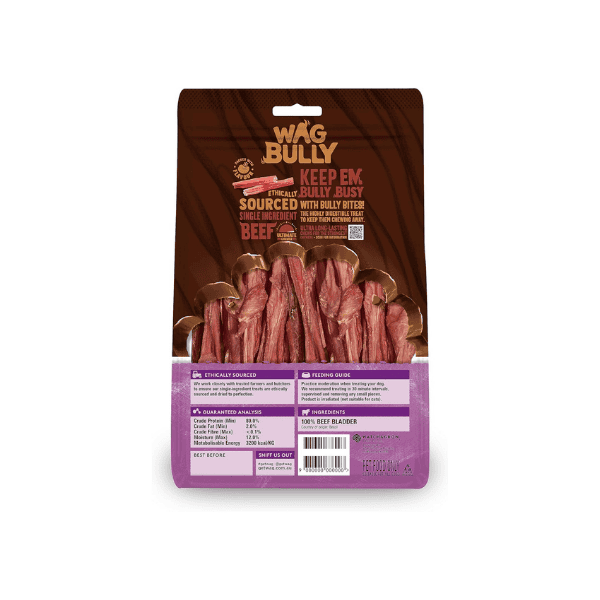 WAG Bully Bites Dog Treats 200g Pack