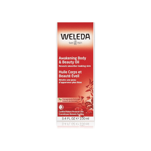 WELEDA Pomegranate Regenerating Body Oil for Firm Hydrated Skin 100ml