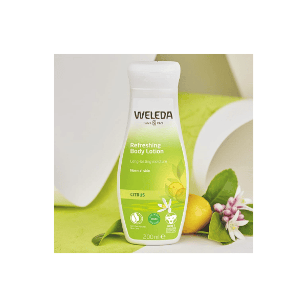 WELEDA Citrus Refreshing Body Lotion Uplifting Moisturizer for Energized Skin