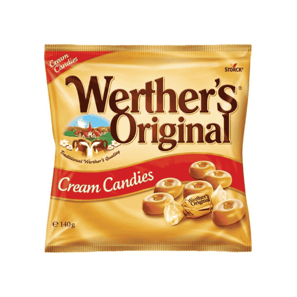 Werther's Original Cream Candies 140g of Creamy Caramel Bliss in Every Bite