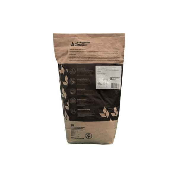 Organic Stoneground White Bakers Flour 5KG – 12% Protein Perfect for Sourdough & Bread