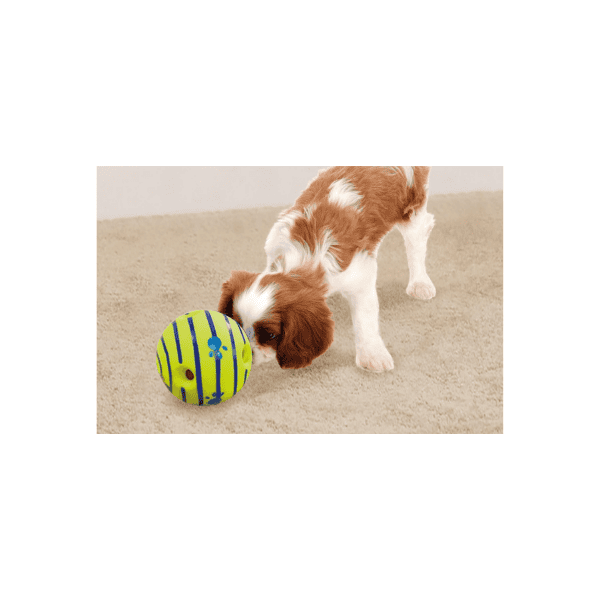 Wobble Wag Giggle Ball  Fun Interactive Dog Toy in Green Perfect for Playtime