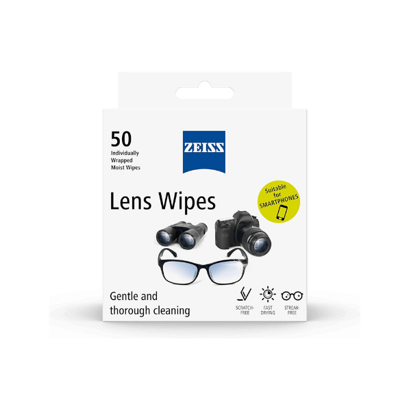 Pack of 50 ZEISS Lens Wipes 50 Count