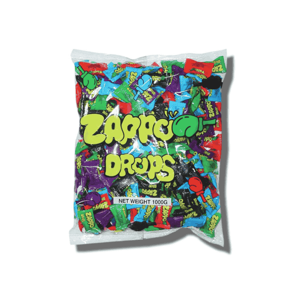 Zappo Drops Candy 1Kg Perfect for Parties with 250 Sweet Pieces